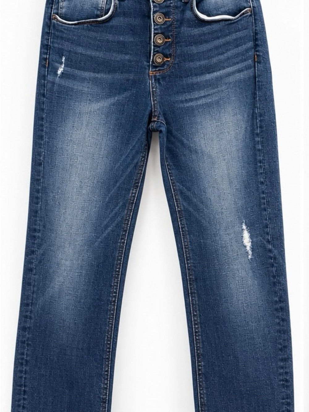 Whetherly High Rise Button Fly Cropped Jeans | Size 27 - Picture 3 of 9